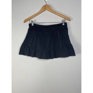 ATHLETA Athletic Stretch Skort Black Size 4 Whimsygoth Emo Athleisure
